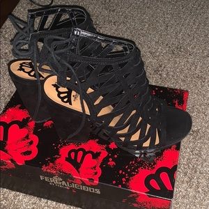 Fergalicious cage heels